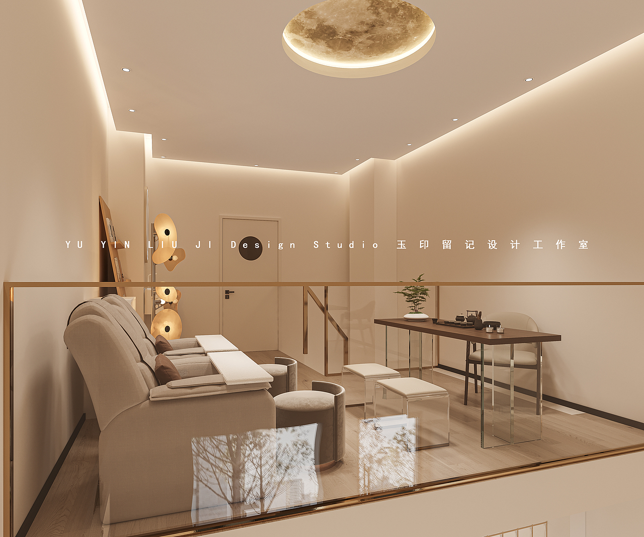 美甲店设计案例（图ZMzc4NjIwMzQ0） - 场景 - 站酷设计师玉印留记设计原创素材 - 站酷ZCOOL