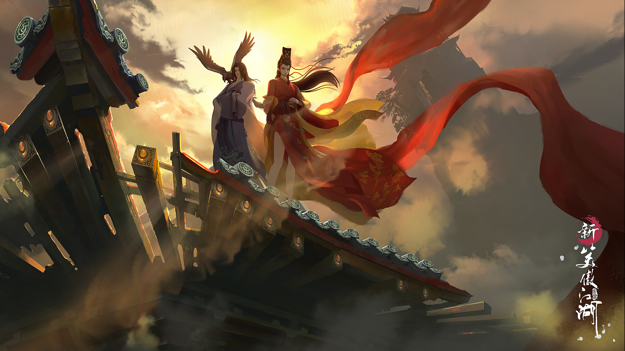 《新笑傲江湖》手游cg动画场景