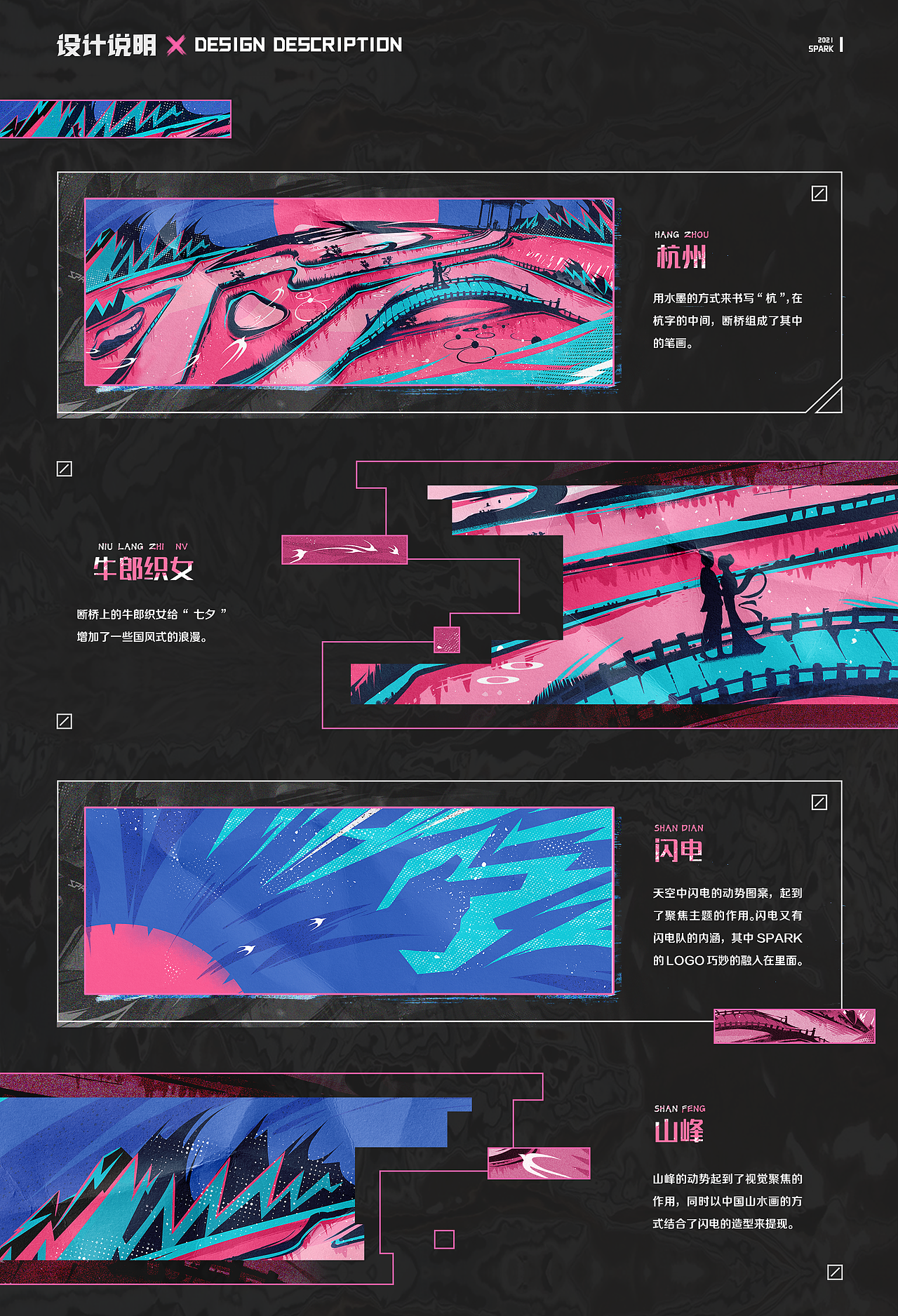 杭行鹊起时-杭州SPARK线下主场赛项目总结（下）（图ZMjcwMTc5MDEy） - 宣传物料 - 站酷设计师哔哩哔哩电竞KC原创素材 - 站酷ZCOOL