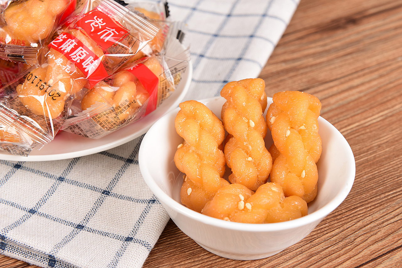 南阳淘宝零食小麻花摄影静物拍摄短视频制作淘宝详情