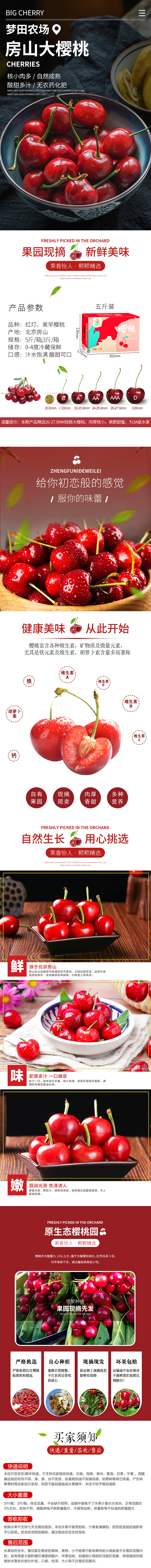 en桃儿 樱桃专题页详情（图ZMjY4MTg5Nzcy） - 电商 - 站酷设计师走在设计路上的琪原创素材 - 站酷ZCOOL