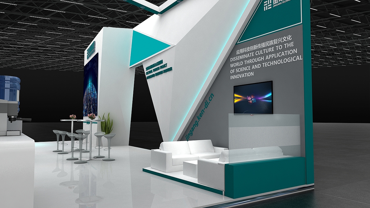 科技展台设计（图ZMTg0ODk3NjUy） - 其他三维 - 站酷设计师胡先森Design原创素材 - 站酷ZCOOL