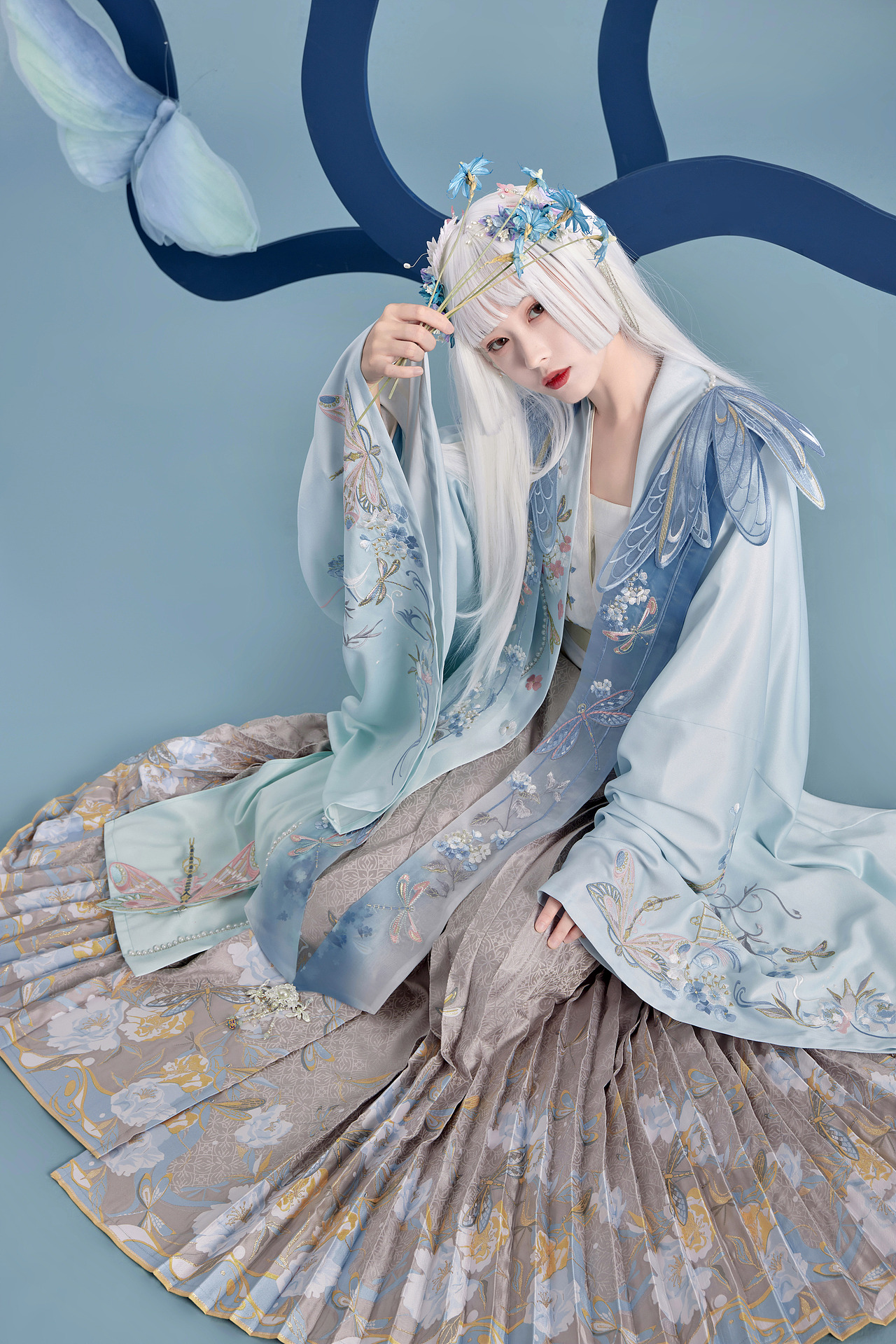 汉服设计|雪姬 模特图和设计图