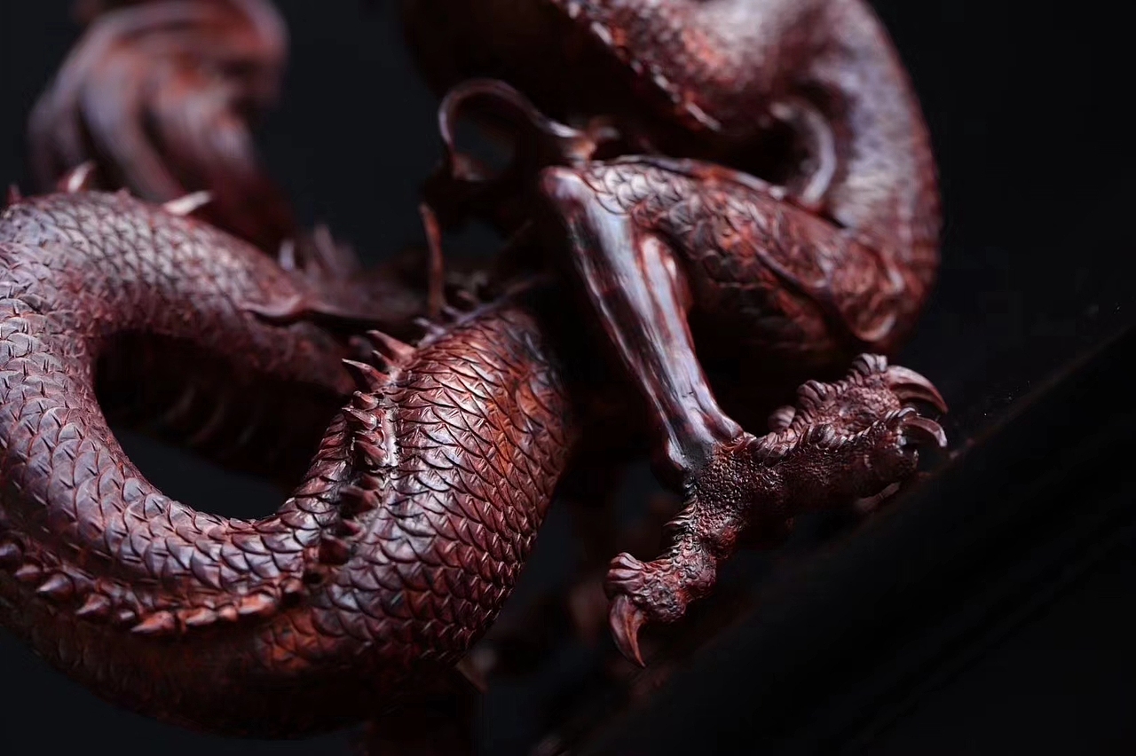 中华龙,小叶紫檀制