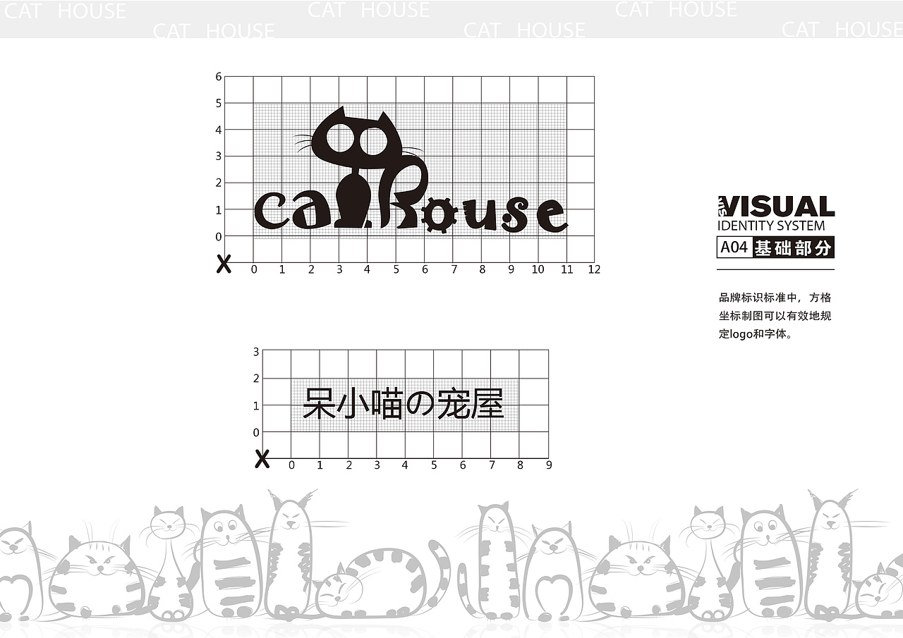 VI设计 呆小喵の宠屋