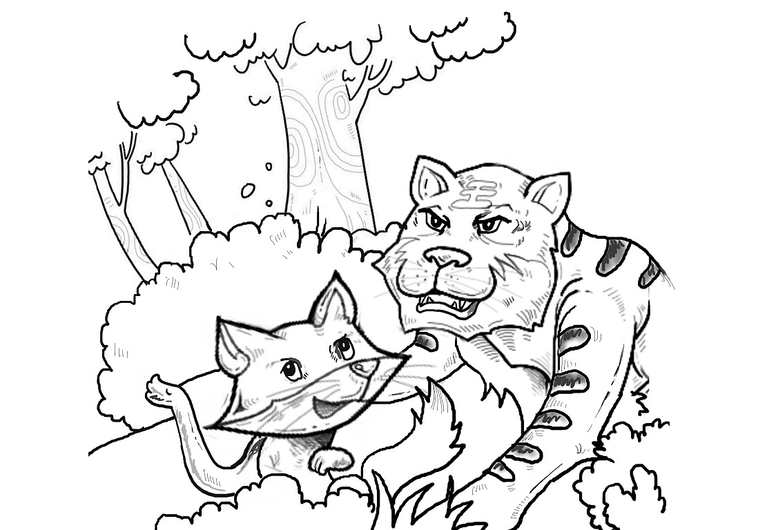 《狐假虎威》系列绘本读物