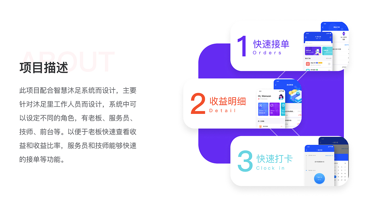 智慧沐足系统（手机B端、TV端、大屏端）（图ZMjc2NjIyODg4） - APP界面 - 站酷设计师黑焱焱原创素材 - 站酷ZCOOL