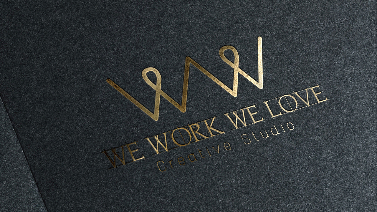 we work we love LOGO设计