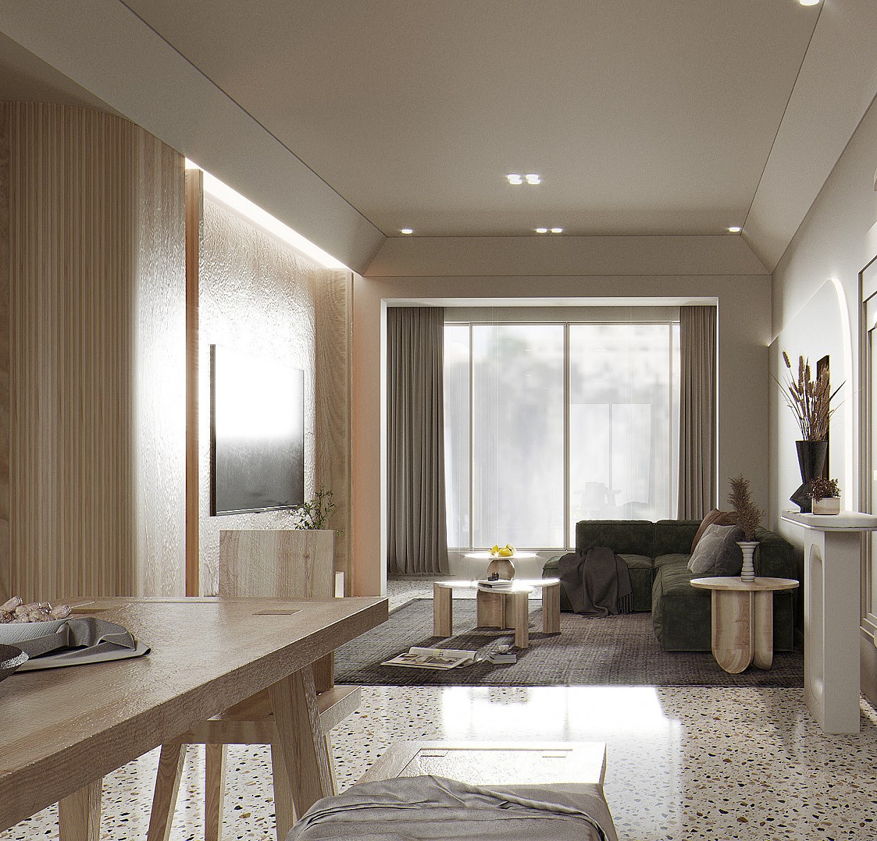 现代简约北欧客餐厅