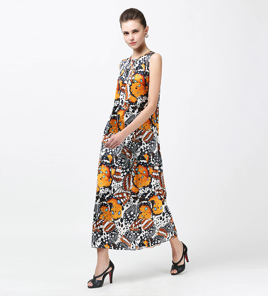 蝴蝶肌理花型面料