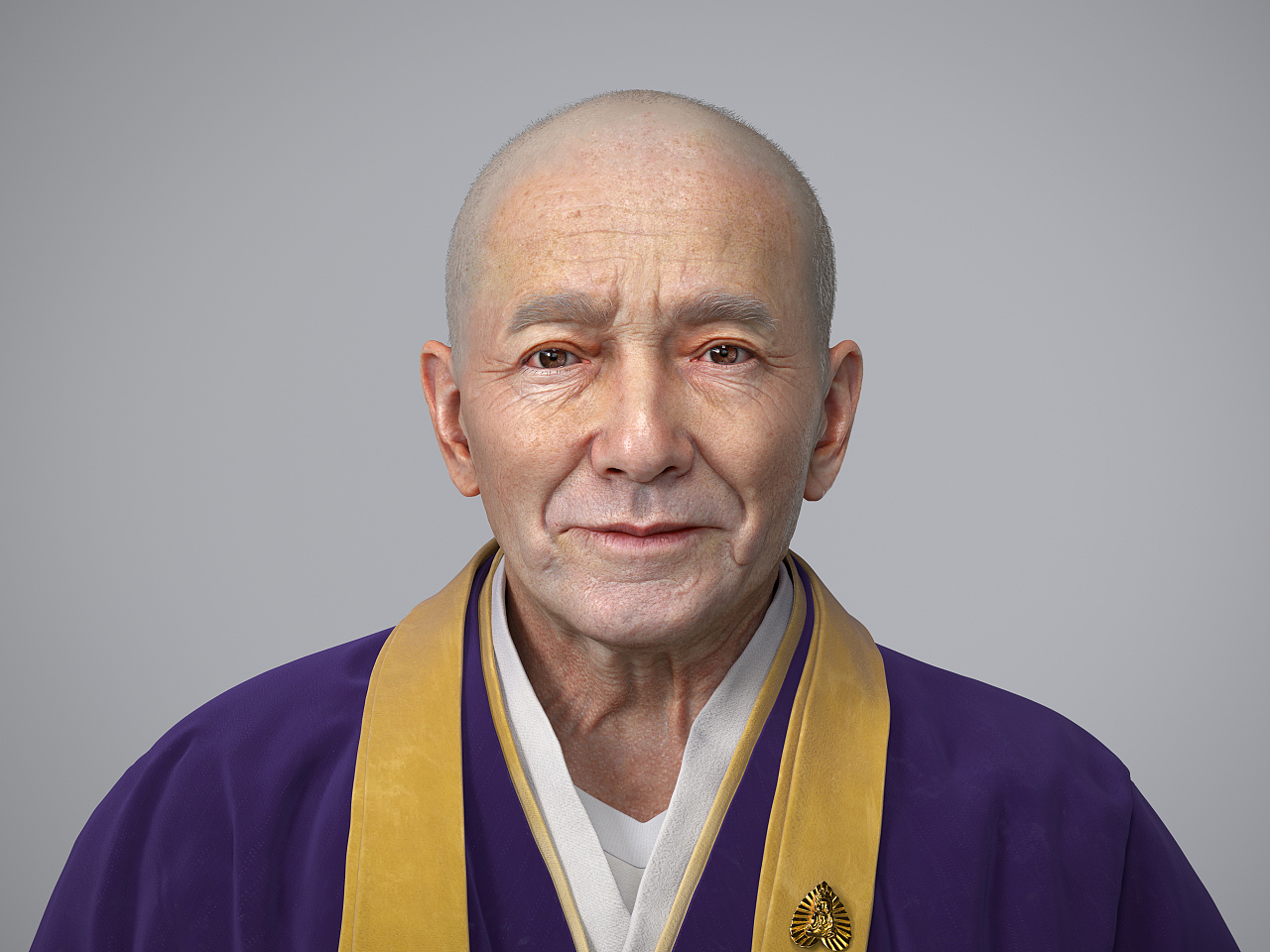 一灯大师|三维|人物/生物|sdzfz8504 - 原创作品 - 站酷 (zcool)