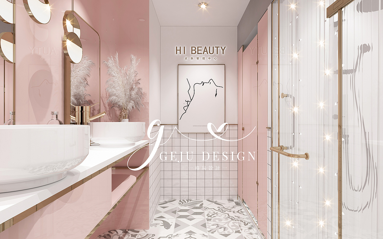 HI BEAUTY美容皮肤管理中心设计方案【格局设计】