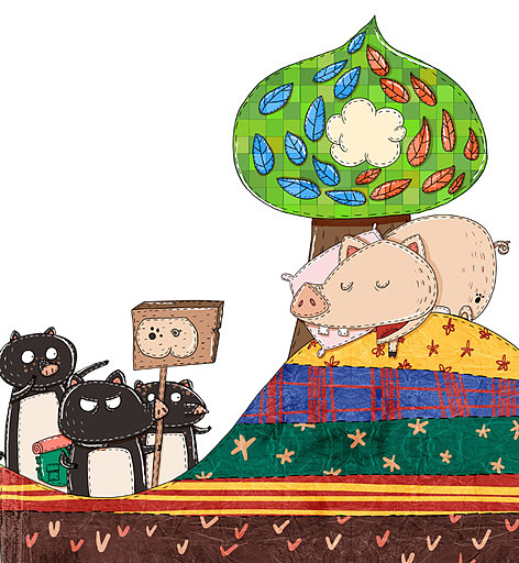 儿童故事插画（图ZNjI4OTkxNg==） - 商业插画 - 站酷设计师liangliangart原创素材 - 站酷ZCOOL