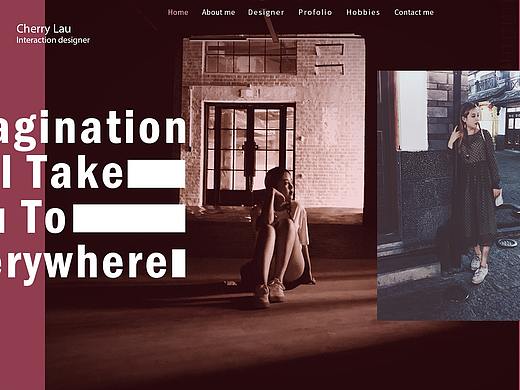 个人网站设计（个人主页-ZNTAwOTU1OTY=） - 其他平面 - 站酷设计师Cherry98原创素材 - 站酷ZCOOL