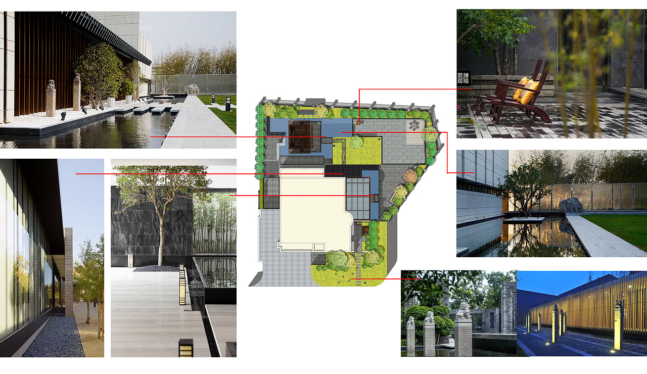 中式别墅庭院景观设计方案（图ZNDg0NjEyNjg=） - 景观设计 - 站酷设计师苑轩原创素材 - 站酷ZCOOL