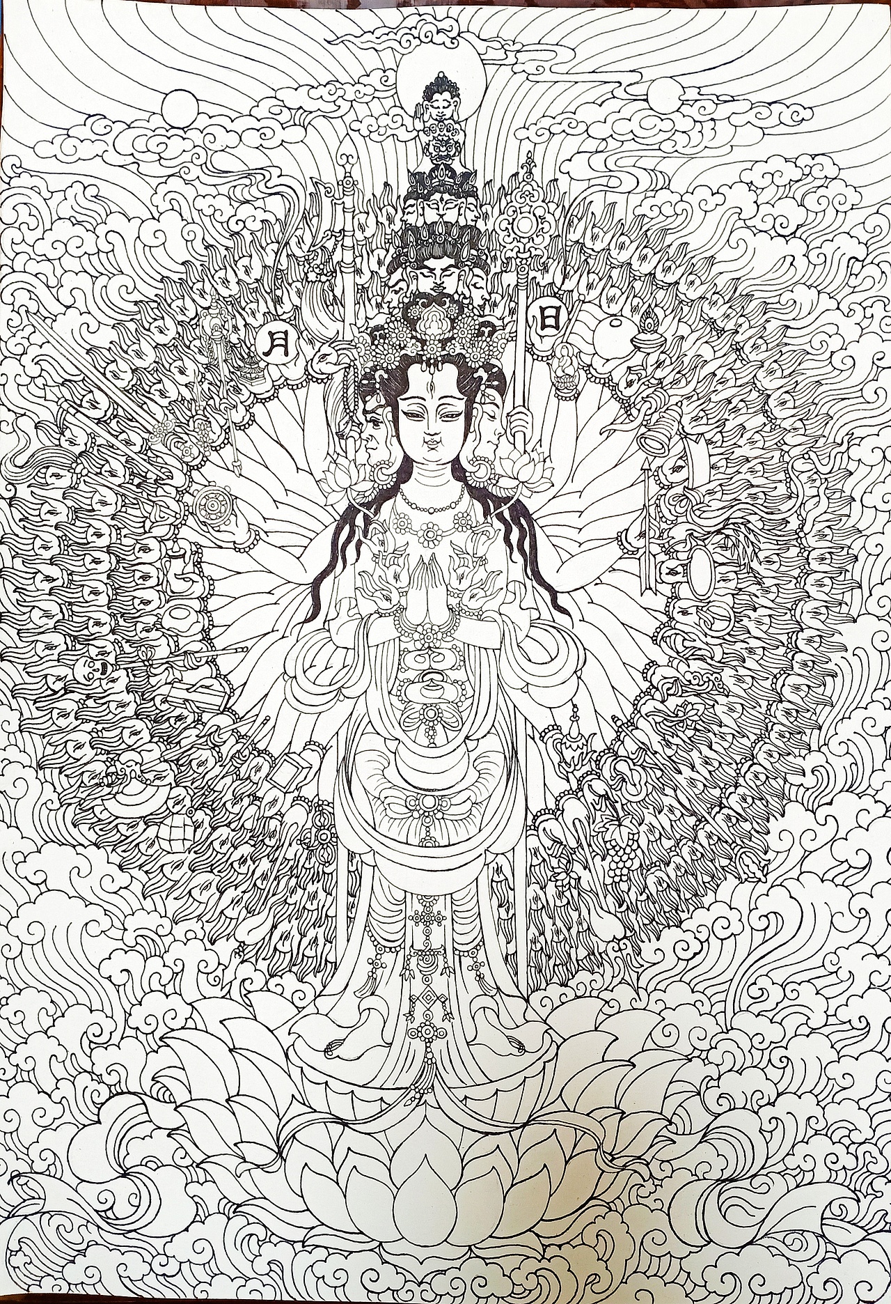 举报收藏分享原创作品插画创作习作千手观音花颠儿花颠儿作品集1529花