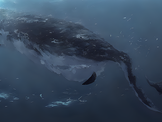 #AI创作实验室#北冥有鱼（个人主页-ZNjI5NjY4Mjg=） - AI作品 - 站酷设计师Ethan_Shun原创素材 - 站酷ZCOOL