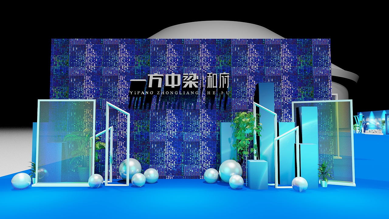 舞美 一方中梁 和府（图ZMjYyMzg4OTU2） - 场景 - 站酷设计师柒木设计工作室原创素材 - 站酷ZCOOL