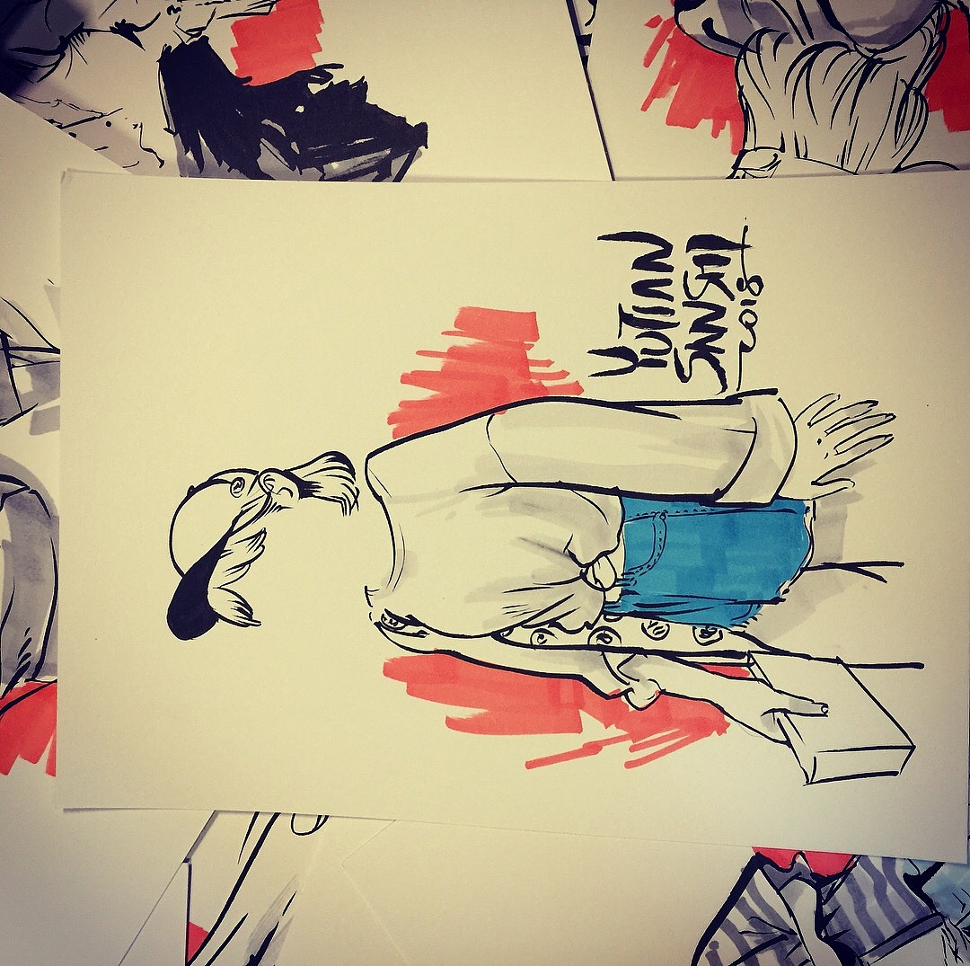 无脸速写（图ZMTE4MDE1MDky） - 绘画 - 站酷设计师雨田三石原创素材 - 站酷ZCOOL