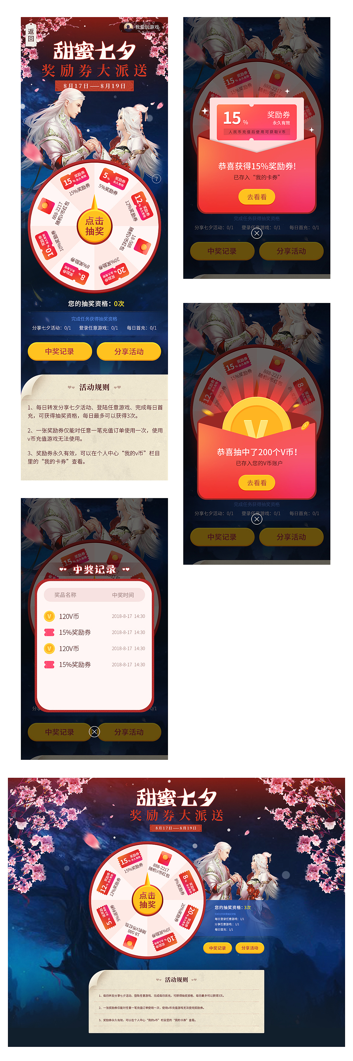 2018年专题活动界面