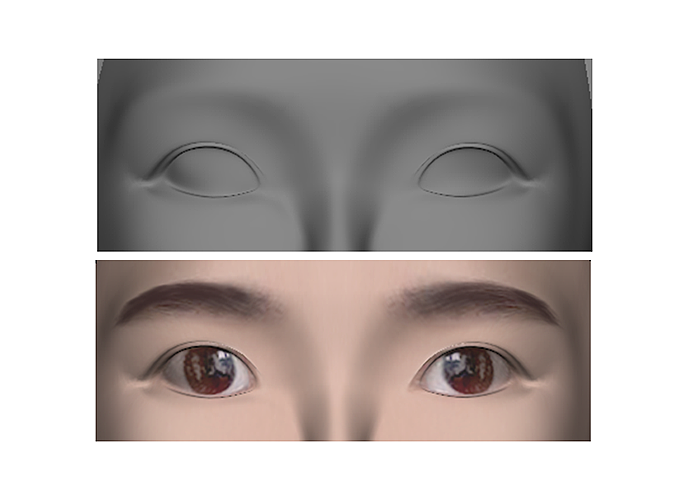 maya人物建模,uv展开贴图