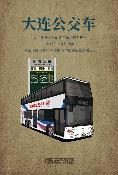 捷运奇缘-我的大连公交车记忆全图