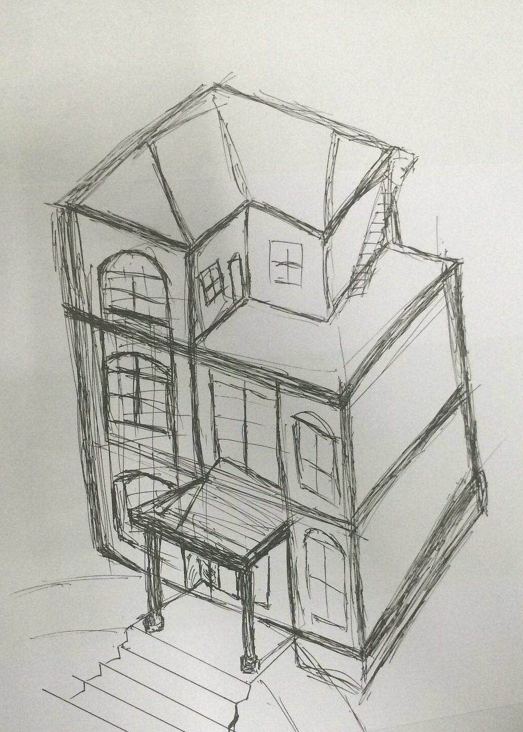 练习 x 3D x 《乡间别墅》（图ZMjYyNzc2Njg0） - 建筑/空间 - 站酷设计师骏葉原创素材 - 站酷ZCOOL