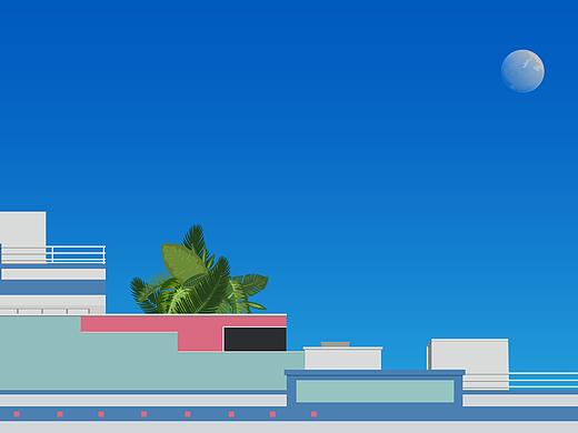 风景插画练习 