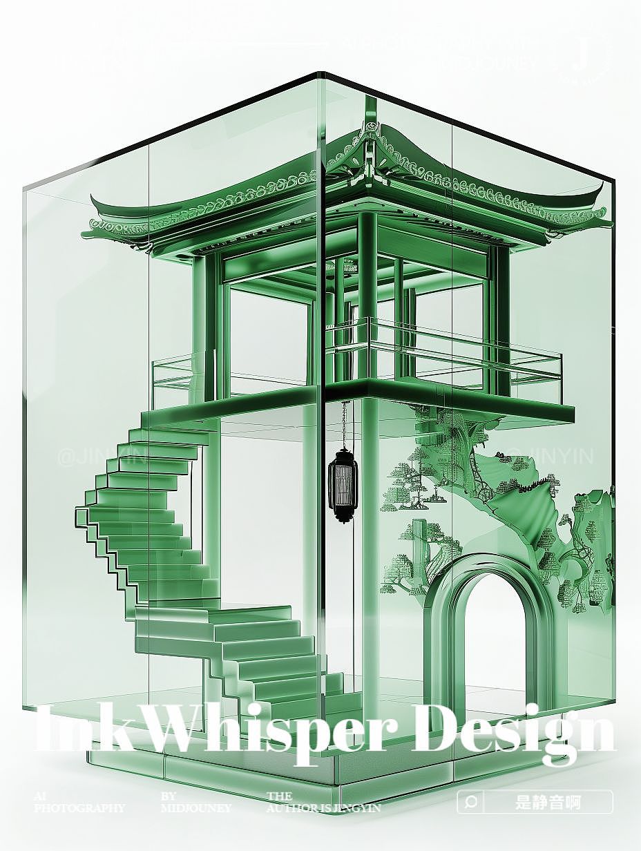 AI概念灵感｜青银色渲染风建筑（图ZMzcwMTYxNTA4） - AI作品 - 站酷设计师AIGC是静音啊原创素材 - 站酷ZCOOL