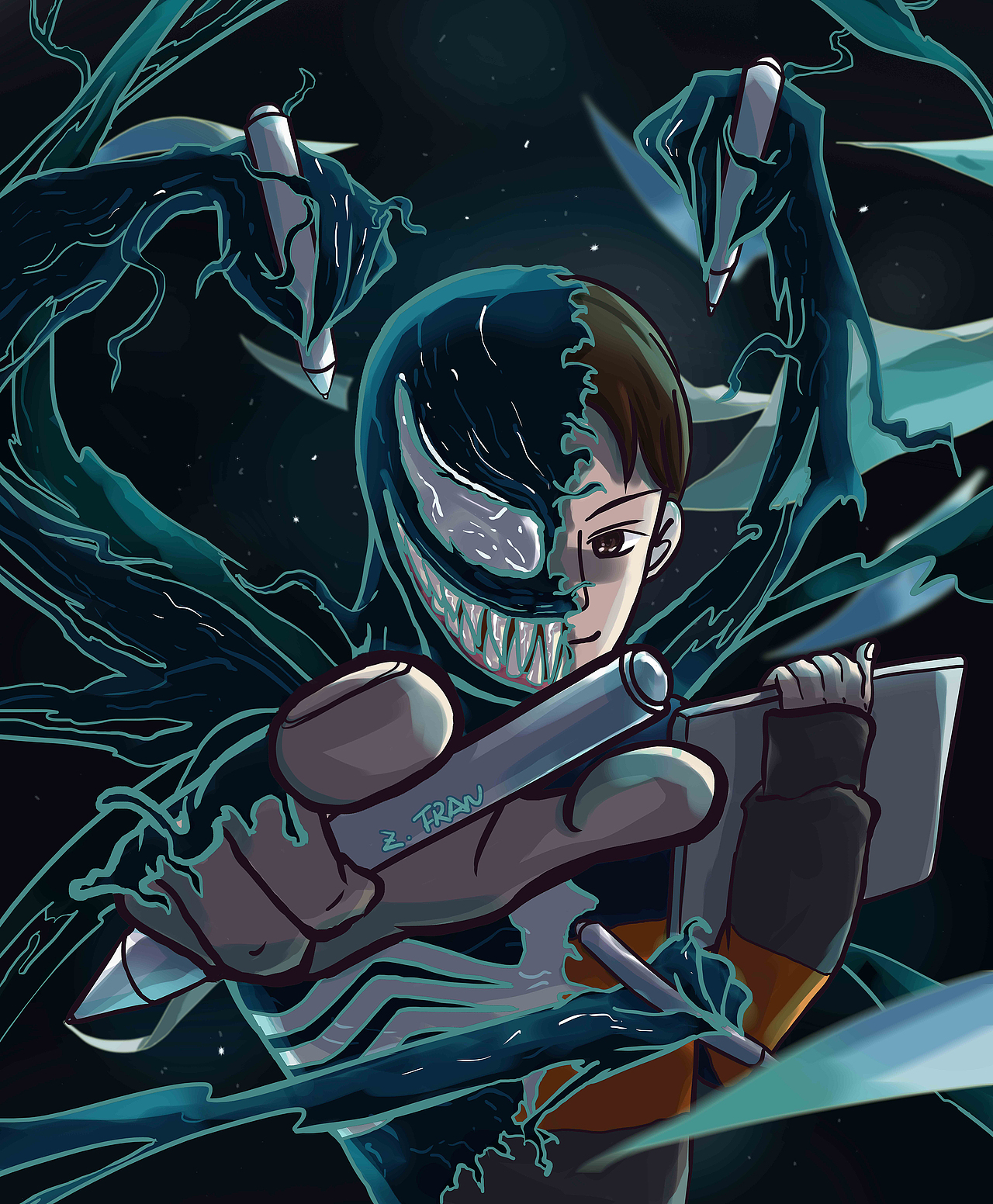 好想被毒液附体（图ZMTM1NDQyNzcy） - 商业插画 - 站酷设计师Z1Fran原创素材 - 站酷ZCOOL