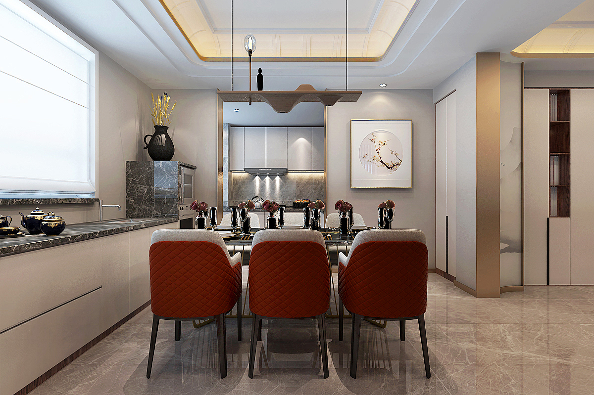 室内设计（现代中式）（图ZMTYzMDIwNDc2） - 家装设计 - 站酷设计师阿瑞X原创素材 - 站酷ZCOOL