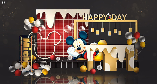 米奇主题气球派对方案