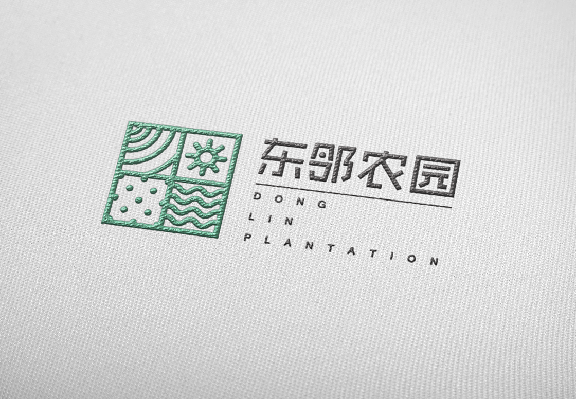 东邻农园标志设计