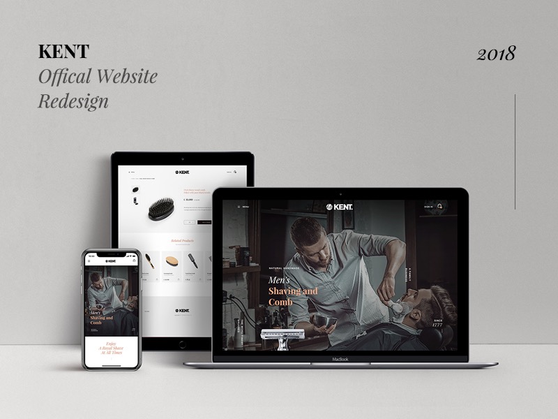 KENT Offical website  redesign（附字体）