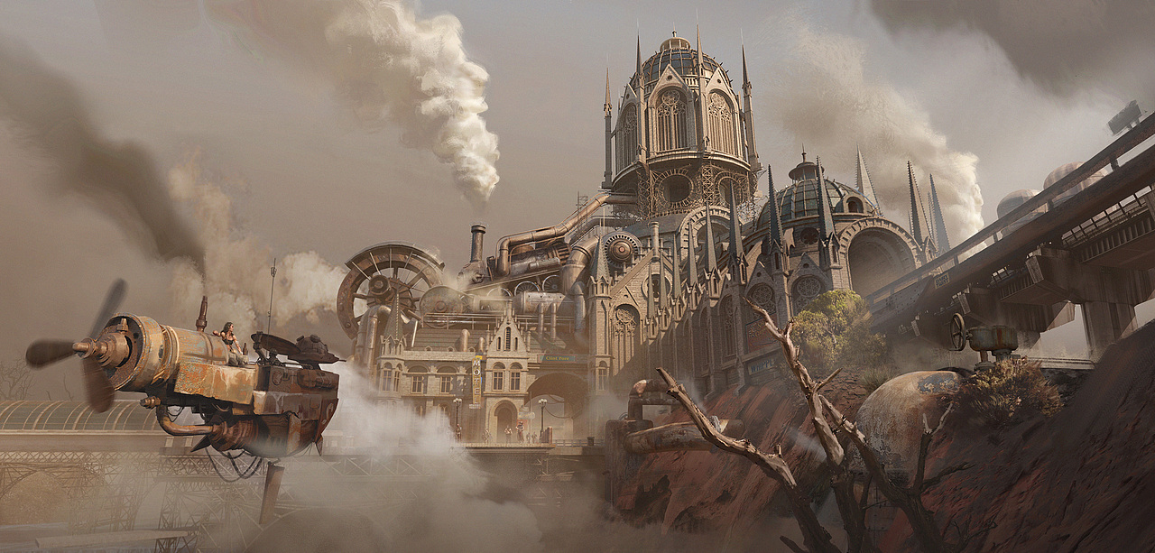 The steam city（图ZMjA3MTMwMDAw） - 概念设定 - 站酷设计师Yearger原创素材 - 站酷ZCOOL