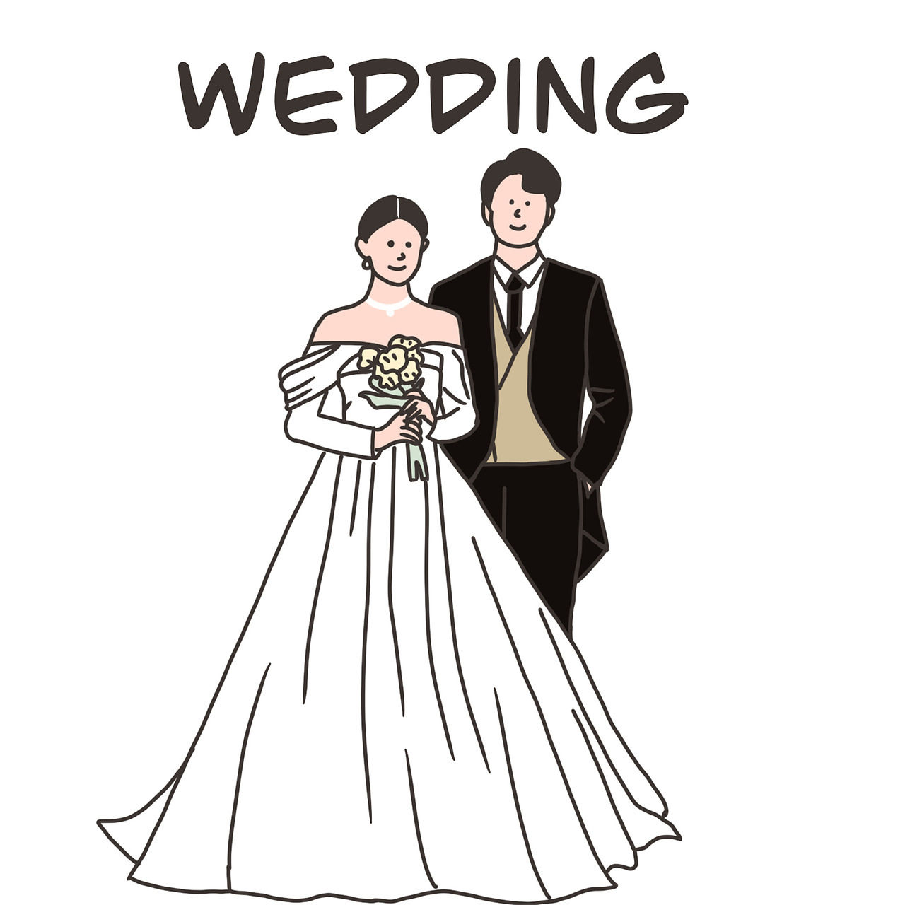 婚礼请柬插图（图ZMjYyNDQ3MTM2） - 商业插画 - 站酷设计师灵魂画手Lnn原创素材 - 站酷ZCOOL