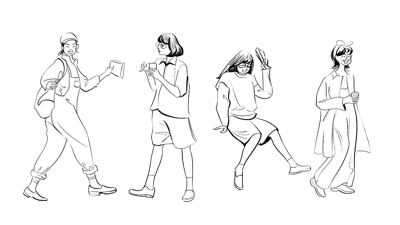 这一年画的一些速写