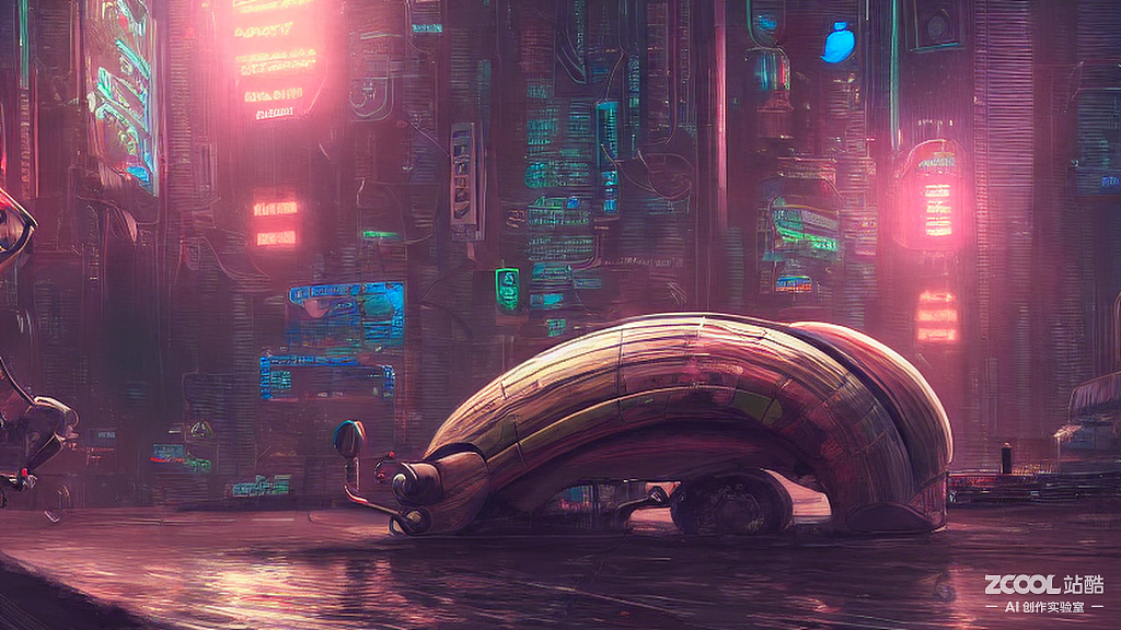 #AI创作实验室#机械蜗牛（图ZMzE3OTgyNjI4） - AI作品 - 站酷设计师LY李宇原创素材 - 站酷ZCOOL