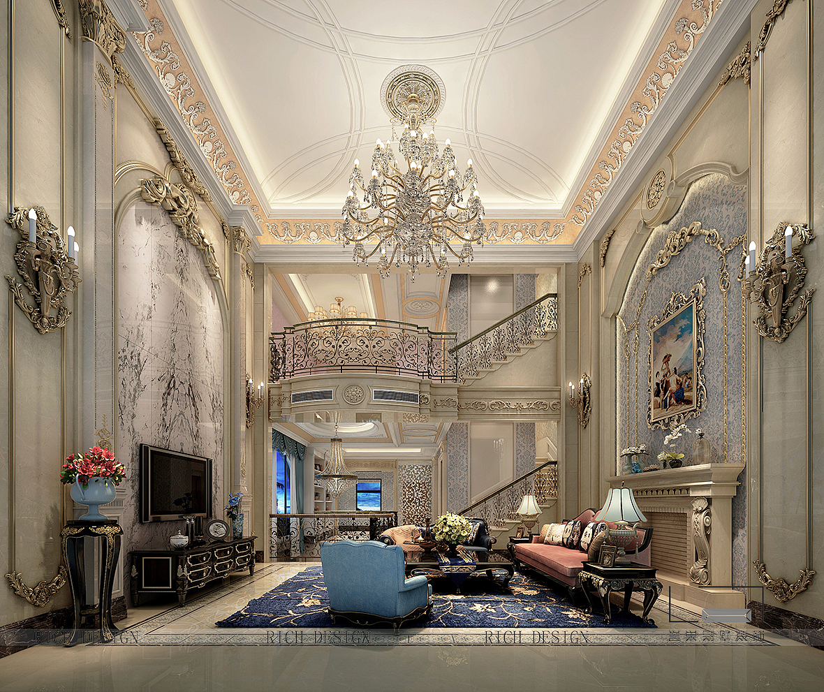 九号公馆别墅法式装修装饰,深圳南山装修公司