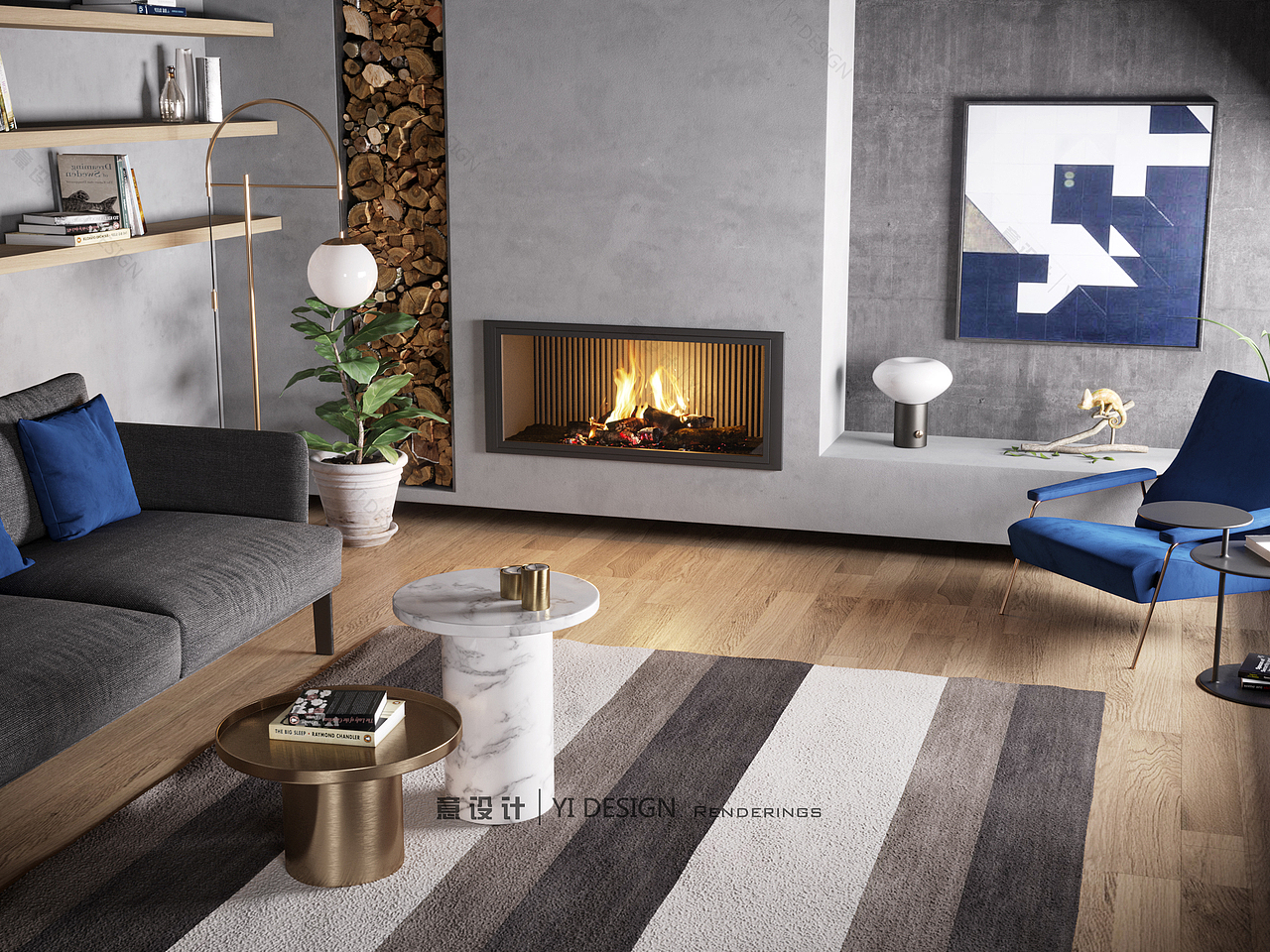 意式轻奢产品空间表现