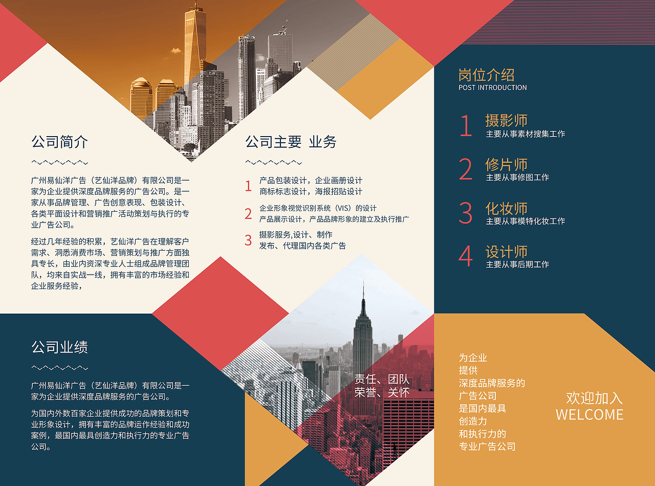 海报、易拉宝、名片