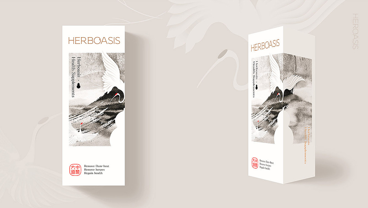 美国HERBOASIS中药饮品包装设计-山东太歌文化创意
