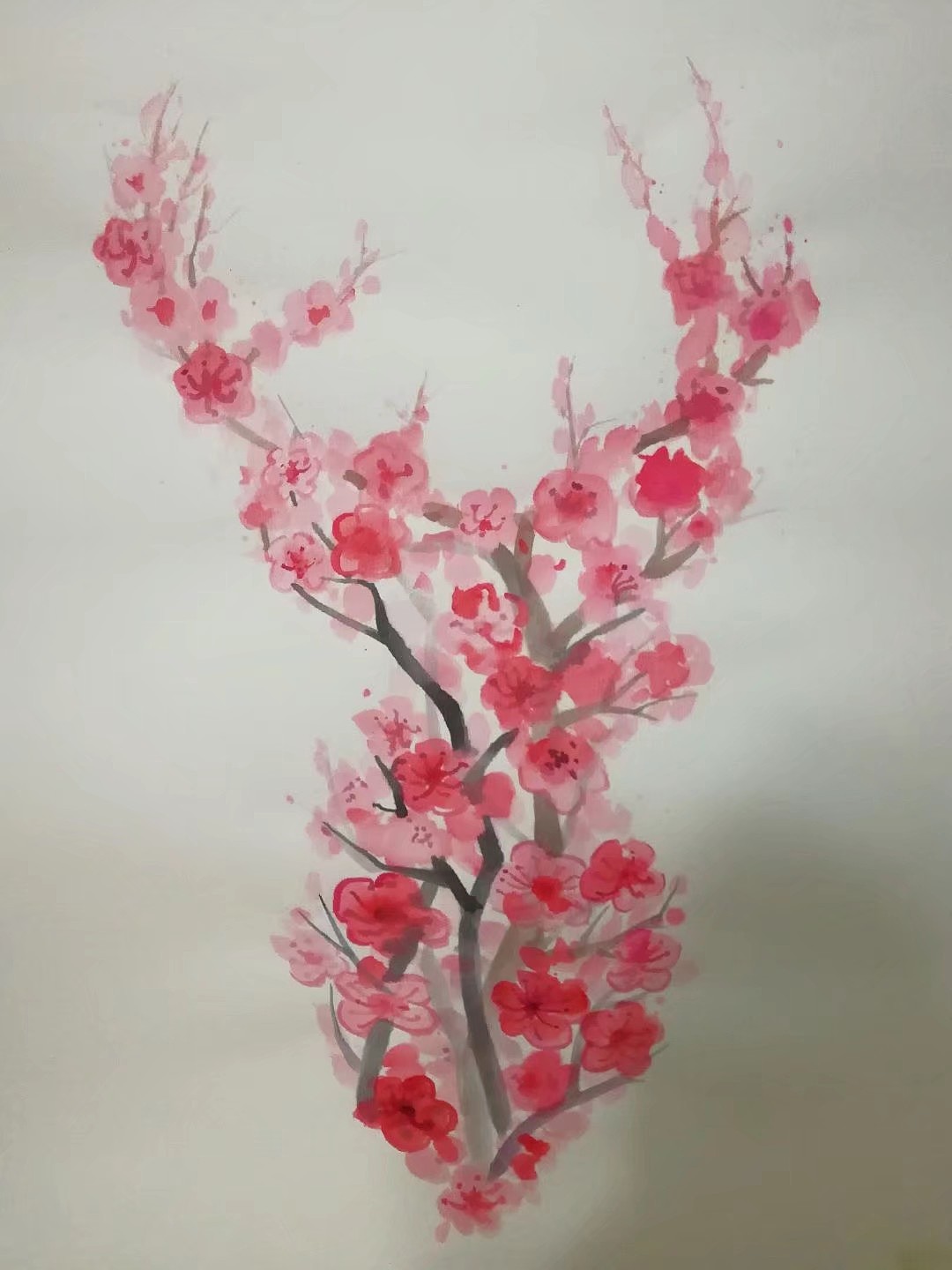 分享收藏深海水母石头马克笔手绘头像火烈鸟咖啡鹿多肉辣椒水彩水彩