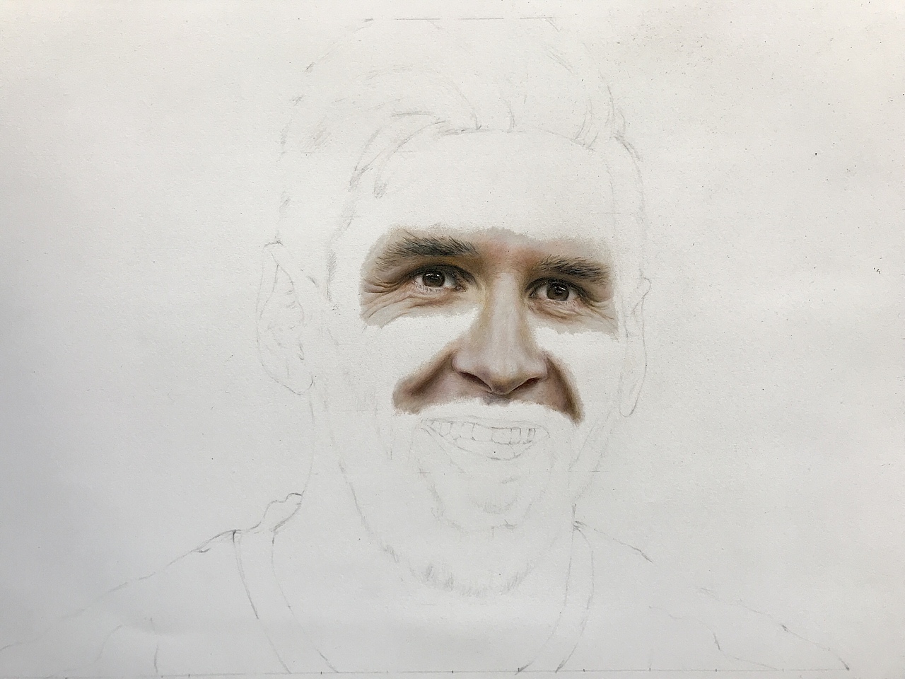 写实彩铅《梅西》|纯艺术|绘画|一兮手绘_原创作品-站酷zcool