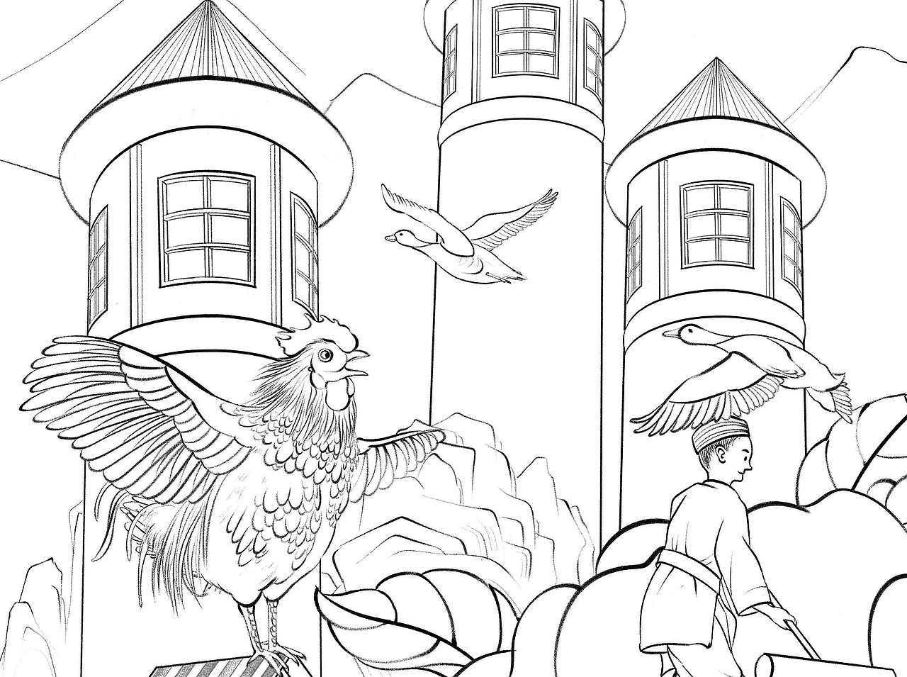 中南置地｜二十四节气（冬季）（图ZMjg1OTI1OTUy） - 商业插画 - 站酷设计师插画师远妄原创素材 - 站酷ZCOOL