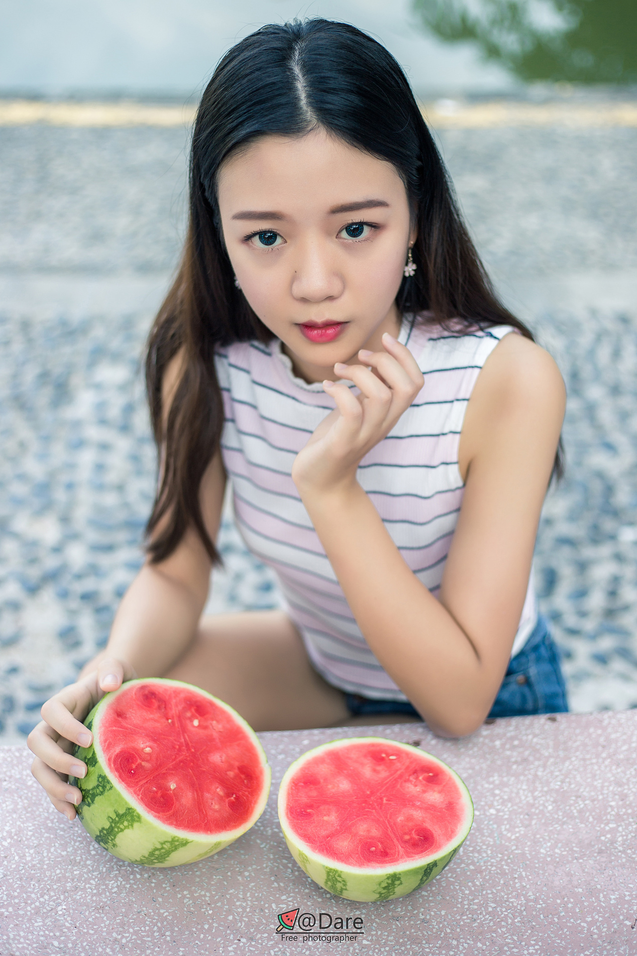 西瓜x少女x夏末|摄影|人像|lbydare - 原创作品 - 站酷 (zcool)