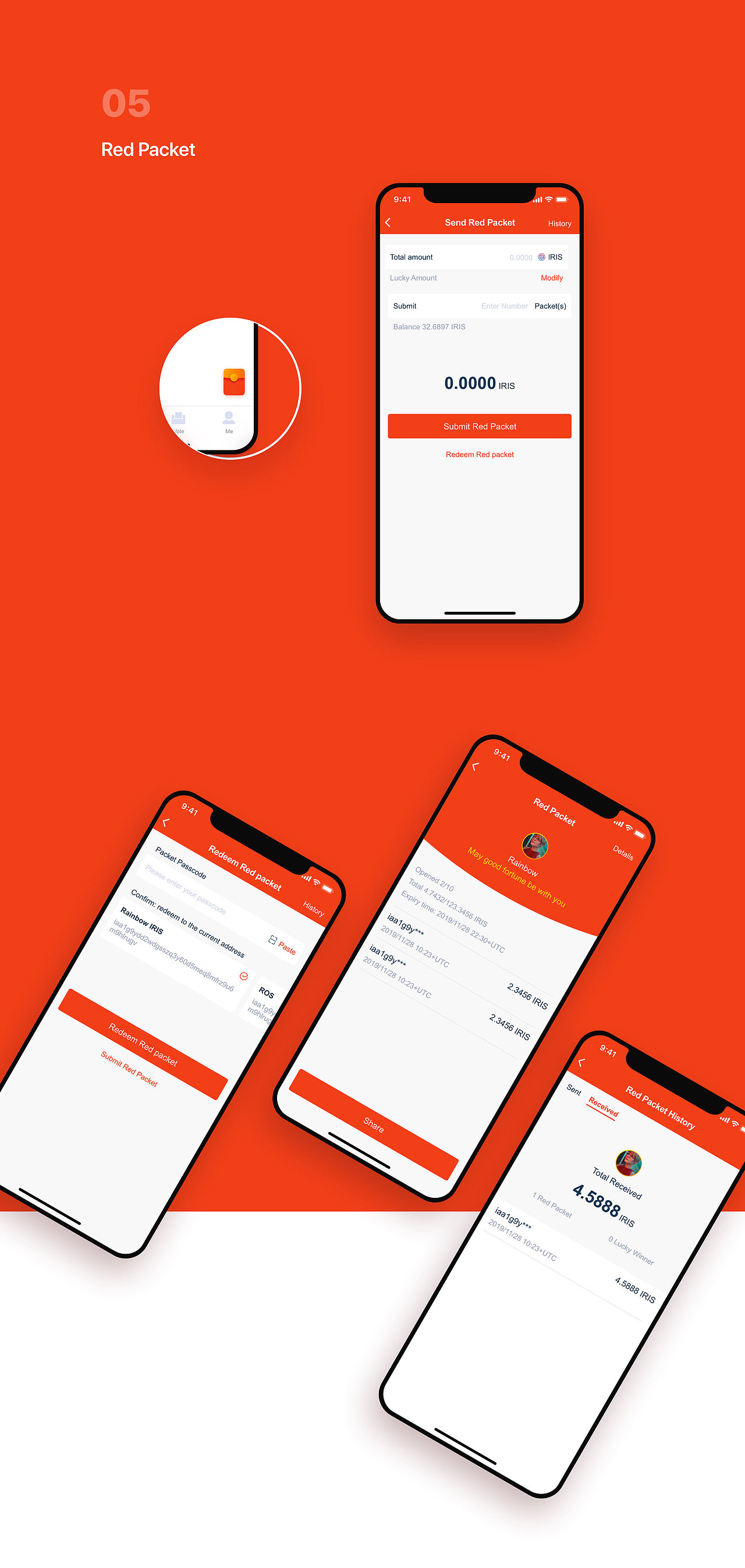 Blockchain Wallet - Rainbow（图ZMjA5Mjc0NTA4） - APP界面 - 站酷设计师acarry原创素材 - 站酷ZCOOL
