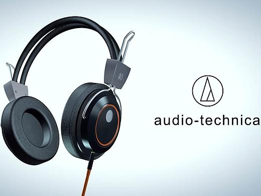 C4D作品-headphones 耳机广告