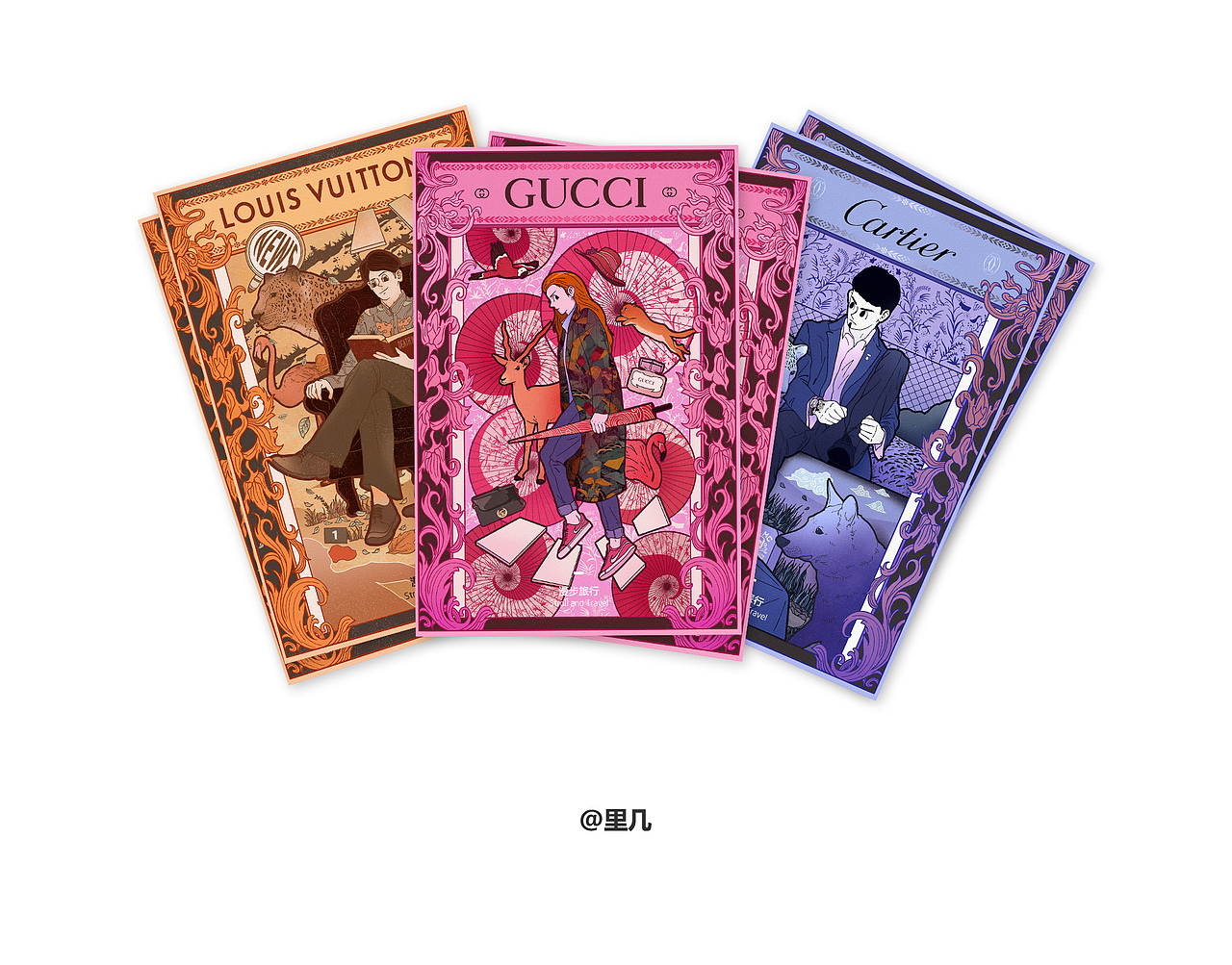 2019插画集合（图ZMTkyNDc3NTEy） - 艺术插画 - 站酷设计师里几原创素材 - 站酷ZCOOL