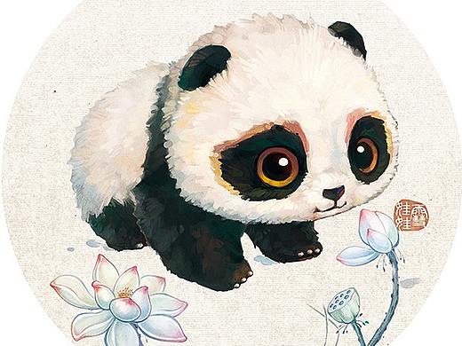 【中国熊猫】荷花篇